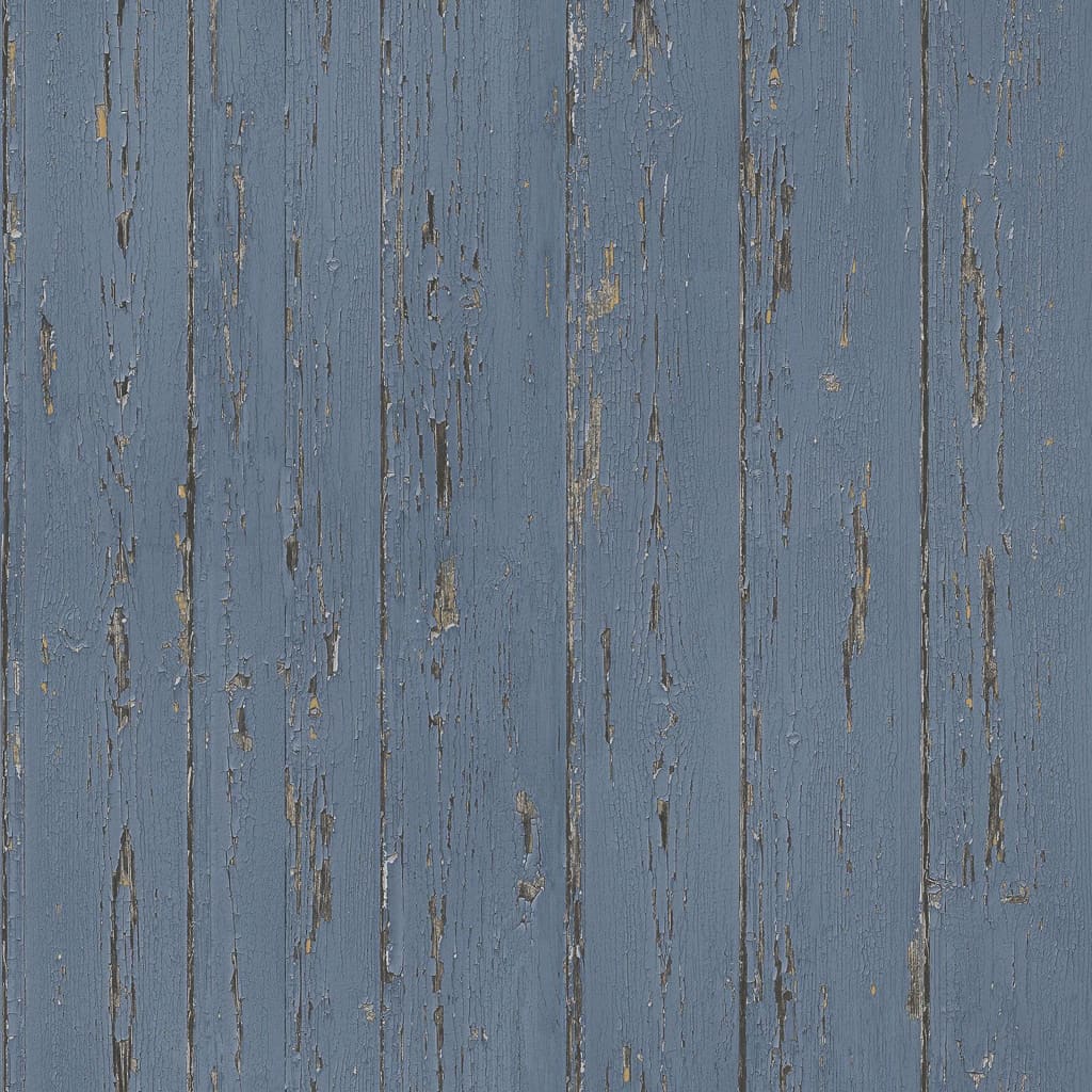 Noordwand Papel de pared Homestyle Old Wood azul - Vetonek