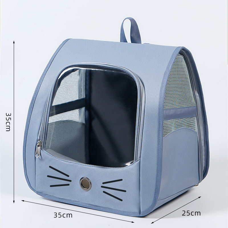Pet Carrier Backpack, Travel Bag for Small Dogs and Cats, Breathable Mesh Car & Outdoor Carrier - Vetonek
