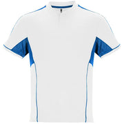 Conjunto deportivo unisex con combinación de tres tejidos, camiseta con cuello mao y apertura mediante broche de presión, interior de la manga en tejido transpirable y paneles laterales Vetonek Vetonek