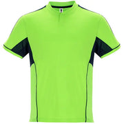 Conjunto deportivo unisex con combinación de tres tejidos, camiseta con cuello mao y apertura mediante broche de presión, interior de la manga en tejido transpirable y paneles laterales Vetonek Vetonek
