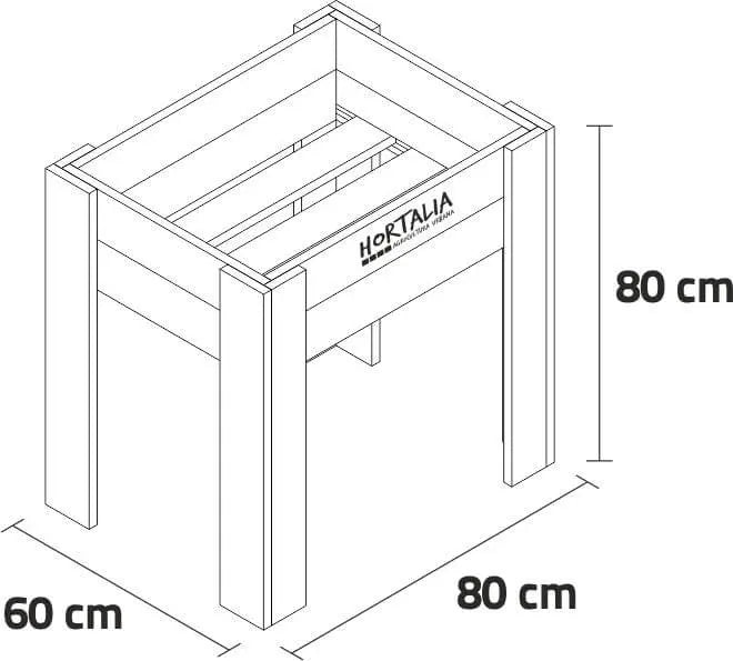 Mesa de Cultivo 80x60 cm. 80L - Vetonek