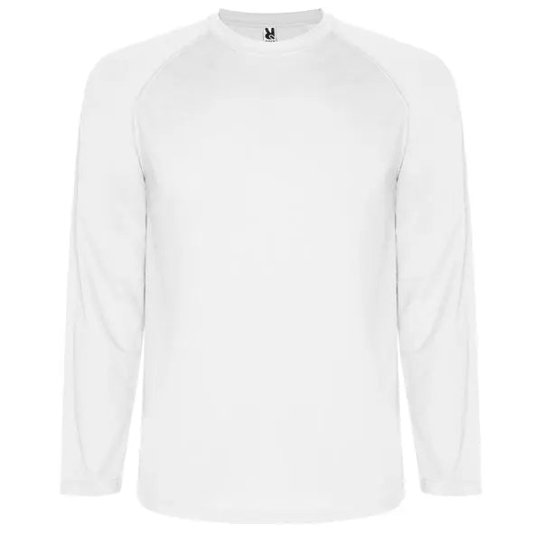 Camiseta técnica de manga larga ranglán, remallada al tono en mangas (sin cortes laterales) Vetonek Vetonek