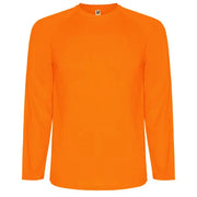 Camiseta técnica de manga larga ranglán, remallada al tono en mangas (sin cortes laterales) Vetonek Vetonek