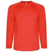 Camiseta técnica de manga larga ranglán, remallada al tono en mangas (sin cortes laterales) Vetonek Vetonek