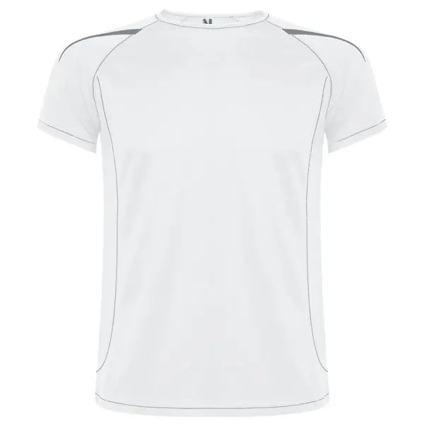 Camiseta técnica en tejido punto liso, de manga corta ranglán, con costuras en contraste en bocamangas, bajo, cuello y laterales Vetonek Vetonek