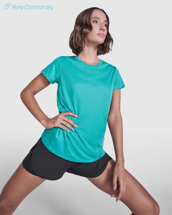 Camiseta técnica entallada de manga corta para mujer Vetonek