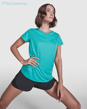 Camiseta técnica entallada de manga corta para mujer Vetonek