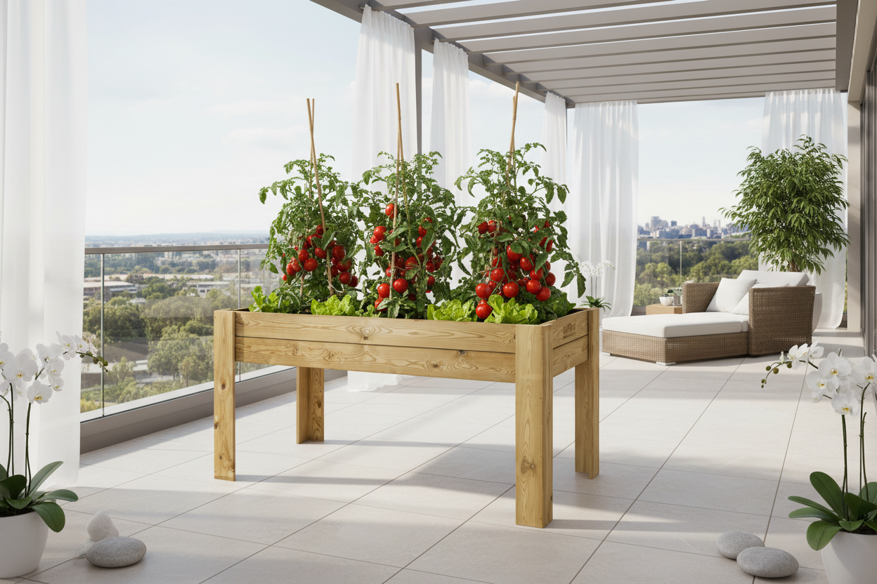 Mesa cultivador plantador para interior y  exterior