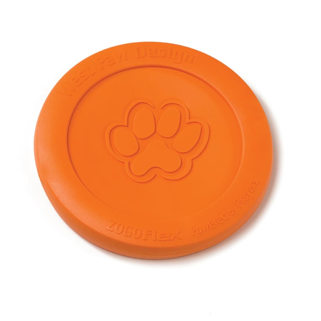 Zogoflex Frisbee para cães tamanho zisc L Orange 1937