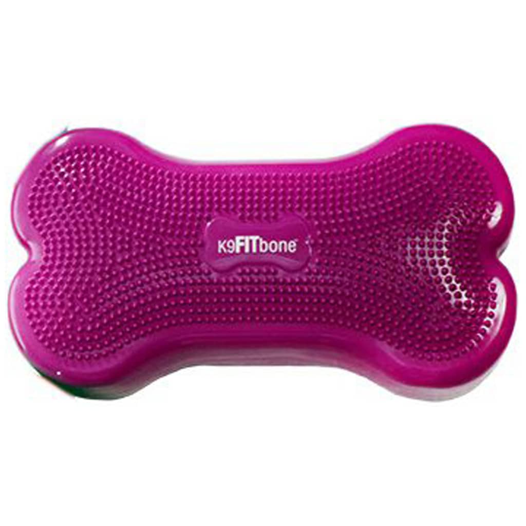 FitPAWS Plataforma de equilibrio mascotas K9FITbone rosa 58x29x10 cm