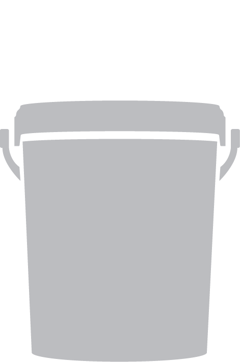 Cubo de 10 kg del detergente en polvo MAQ P Carvidet para lavavajillas - Vetonek