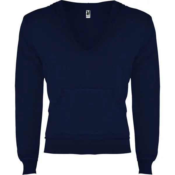 Sudadera con capucha y escote pronunciado en forma de V, ribeteado en el mismo tejido Vetonek Vetonek