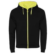 Sudadera de felpa no perchada con detalles en color flúor Vetonek Vetonek