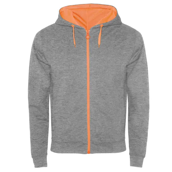 Sudadera de felpa no perchada con detalles en color flúor Vetonek Vetonek