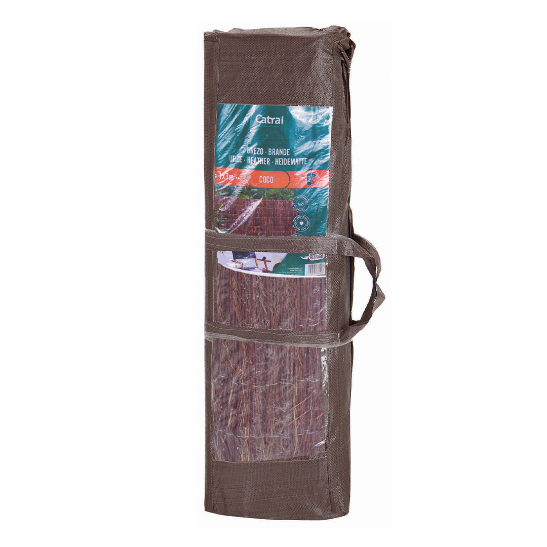 Cerramiento de Brezo y Coco: Natural y Resistente Vetonek