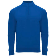 Sudadera de manga ranglán, con Interior perchado, cuello con media cremallera y cubrecosturas de refuerzo en su interior a tono Vetonek Vetonek