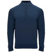 Sudadera de manga ranglán, con Interior perchado, cuello con media cremallera y cubrecosturas de refuerzo en su interior a tono Vetonek Vetonek
