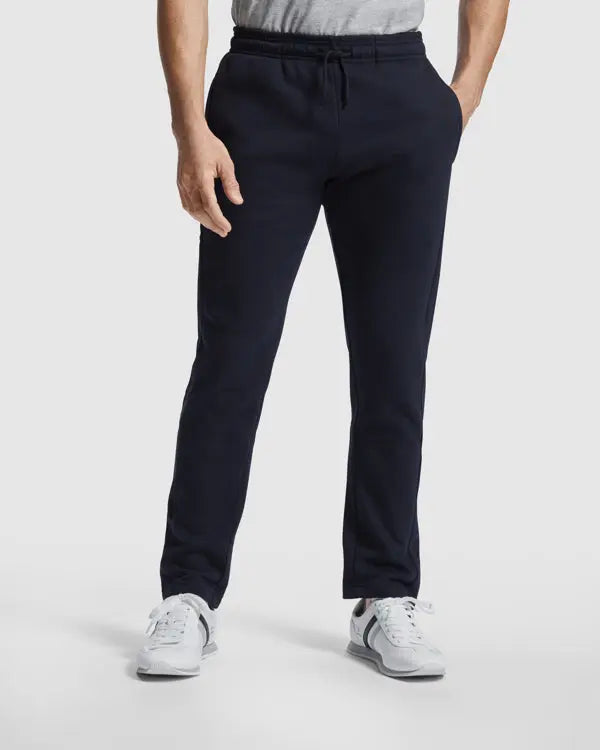 Pantalón largo de corte recto con dos bolsillos laterales y cinturilla elástica con cordón ajustable Vetonek Vetonek