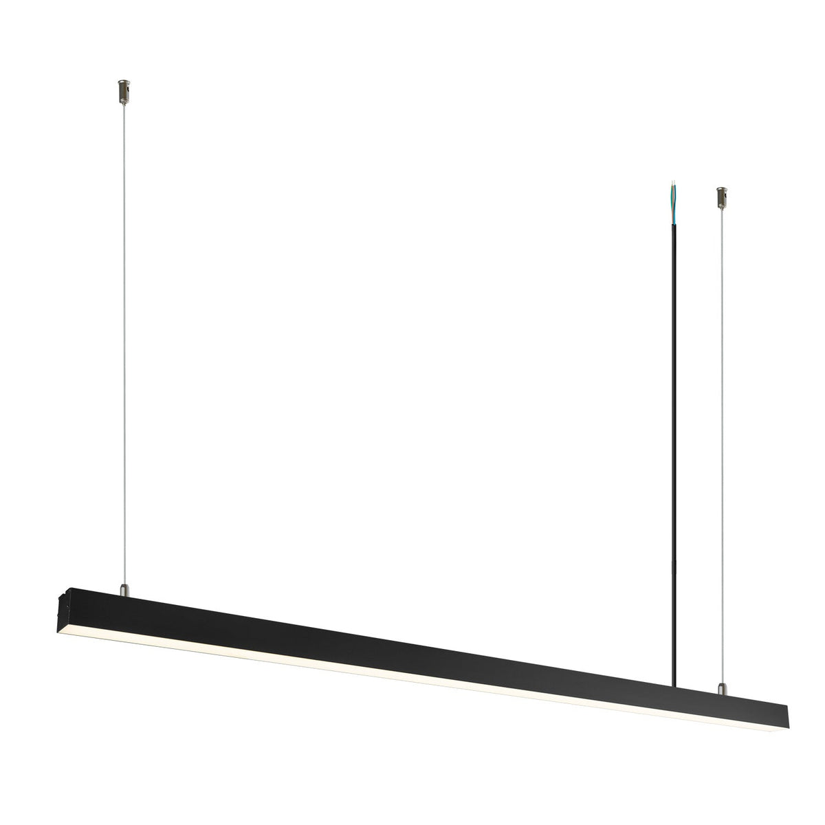 Luminaria Lineal LED Philips 2835 150 cm CCT (Tonalidad Luz Regulable) 50W 7500Lm IP40 Acabado Negro Superficie/ Suspendida — Vetonek (2)