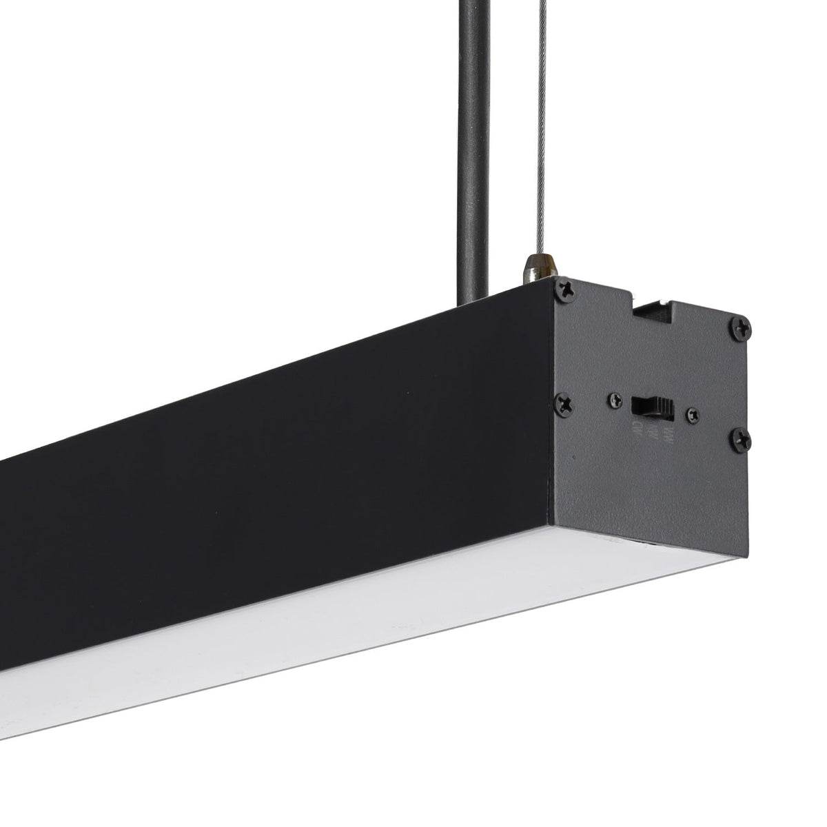 Luminaria Lineal LED Philips 2835 150 cm CCT (Tonalidad Luz Regulable) 50W 7500Lm IP40 Acabado Negro Superficie/ Suspendida — Vetonek (5)