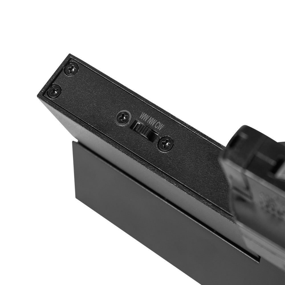 Luminaria Lineal de Carril LED Trifásico Epistar 5054 12W 1200Lm CCT (Tonalidad Luz Regulable) TRIAC — Vetonek (4)