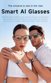 Gafas Inteligentes 4K Ultra HD EBOX – Cámara 8MP, Traducción IA y Música Bluetooth - Vetonek