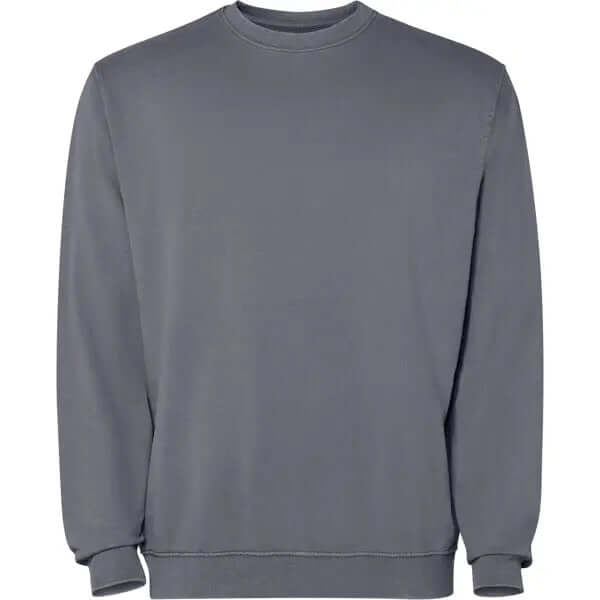 Sudadera unisex con cuello redondo 100% algodón Terry lavado al ácido Vetonek Vetonek