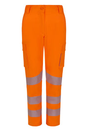 Pantalón stretch reciclado de alta visibilidad de mujer Velilla 303031SW - Vetonek