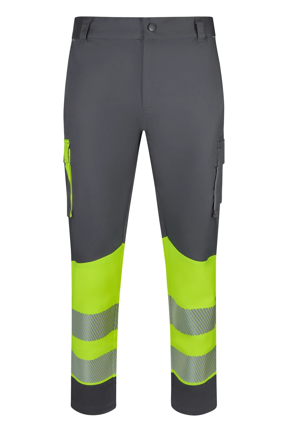 Pantalón stretch reciclado bicolor de alta visibilidad Velilla 303032S - Vetonek