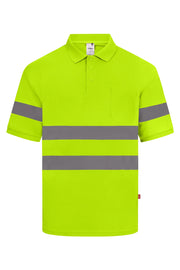 Polo de alta visibilidad de manga corta Velilla 305510 - Vetonek