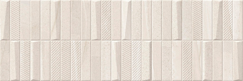 Bordeaux Relief 30x90 Creme