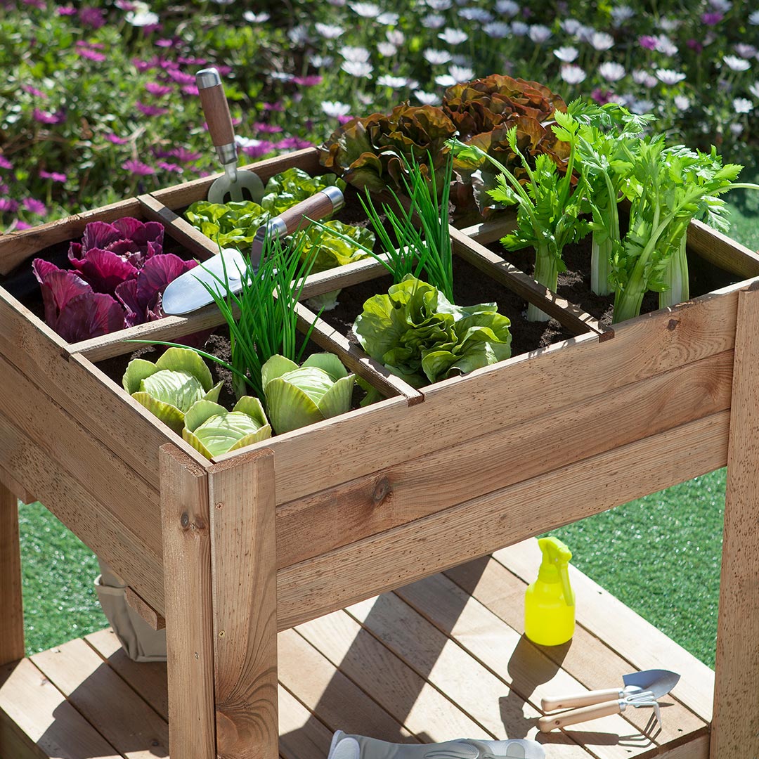 Mesa de Cultivo Germin 60 - Huerto Vertical en Madera Vetonek