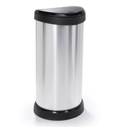 Vetonek Pedal Bin Deco Oval Prata 40L