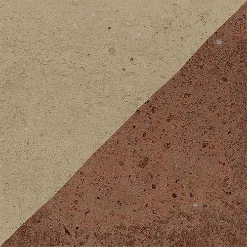 Fliese in Schlammoptik Lecce Maglie Bold 13x13 - Vetonek
