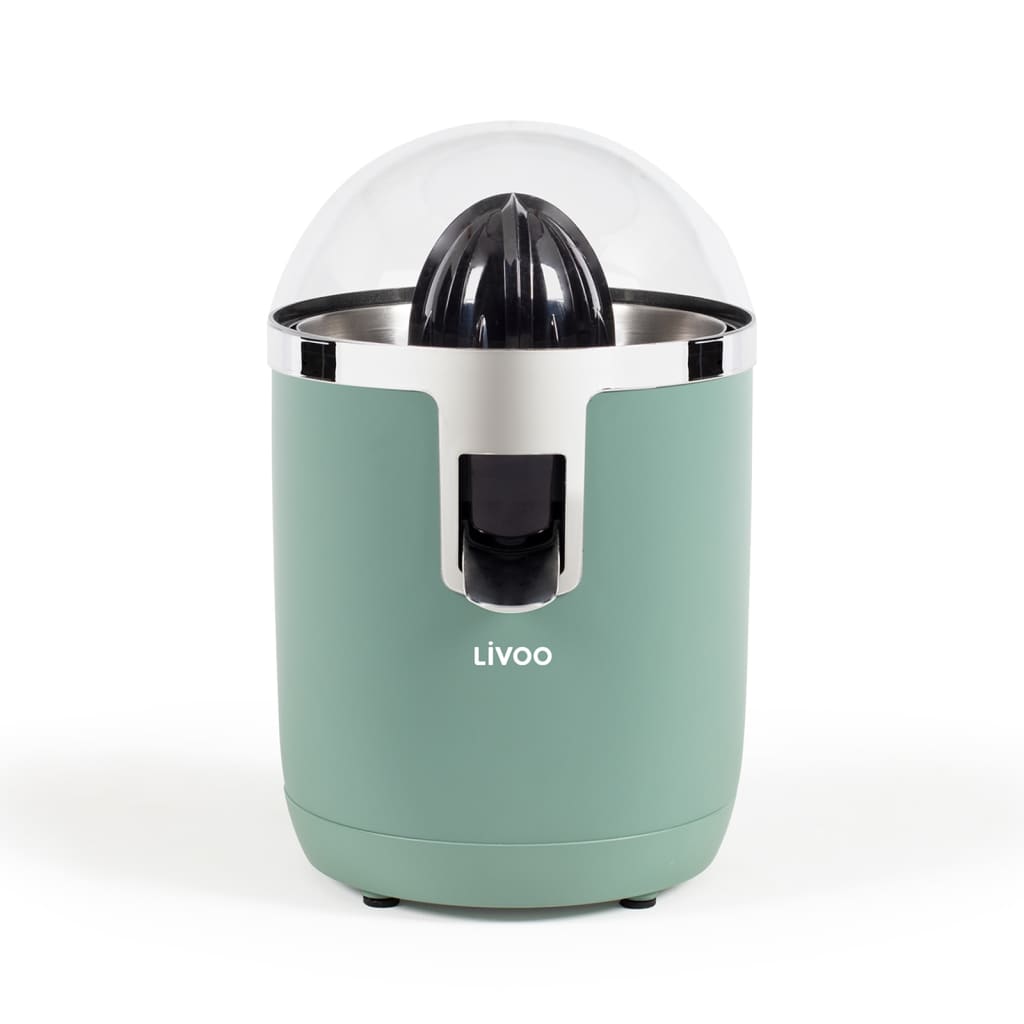 Livoo Exprimidor eléctrico verde 400 ml 70 W vidaXL