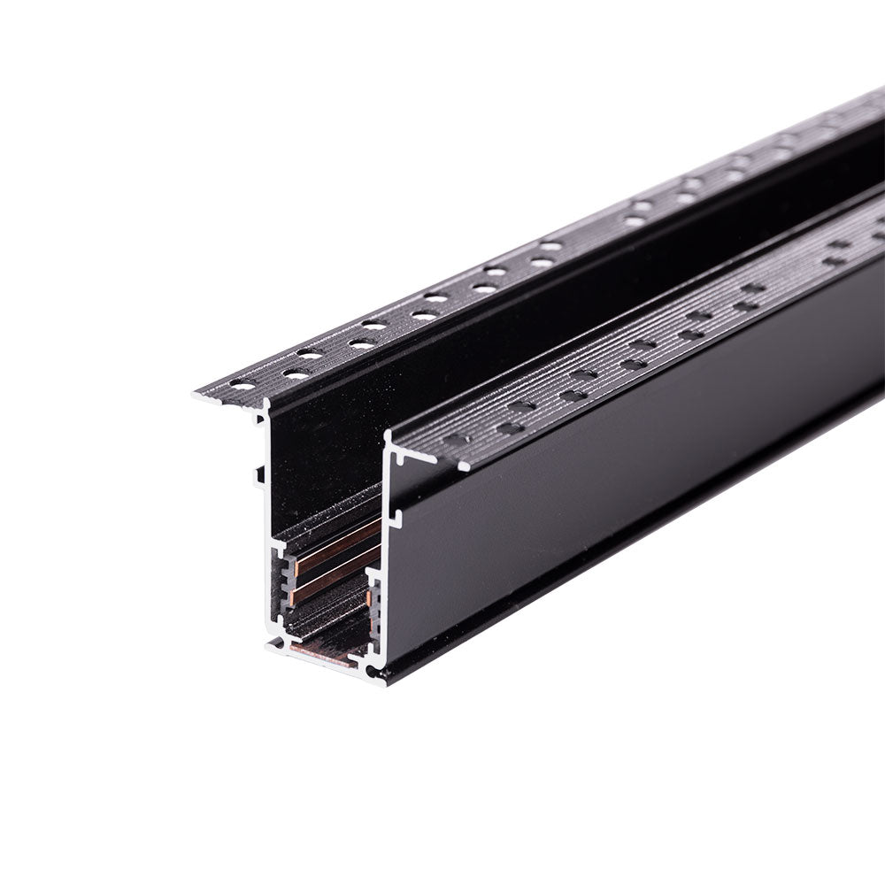 Carril Magnético Empotrado 63mm Negro — Vetonek (4)
