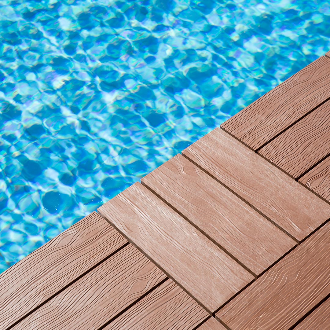 Pack de 9 Baldosas Clickfloor Madera Lop Marrón - Ecológicas y Resistentes Vetonek