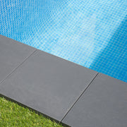 Pack 9 Clickfloor Slate Lop Anthracite Tiles for Gardens and Terraces Vetonek