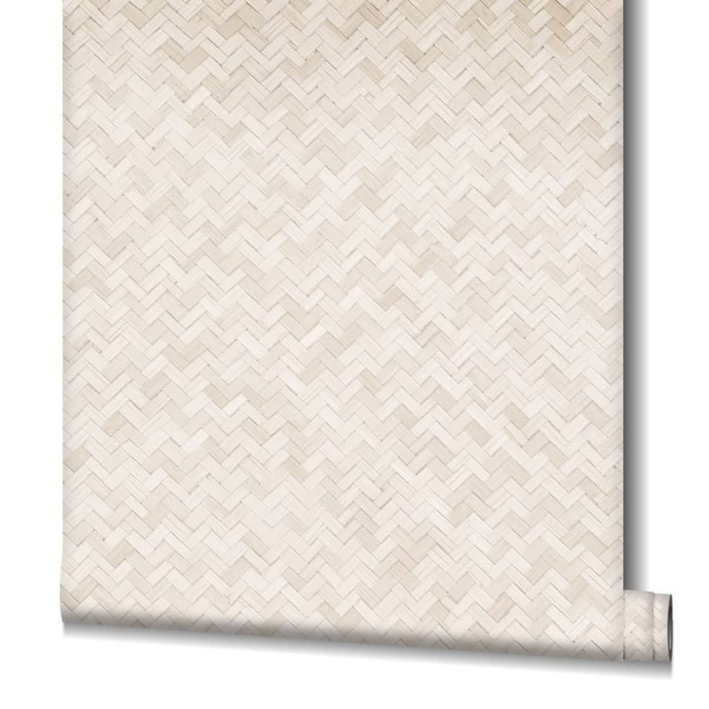 Noordwand Papel pintado Botanica Rattan Wickerwork beige Noordwand