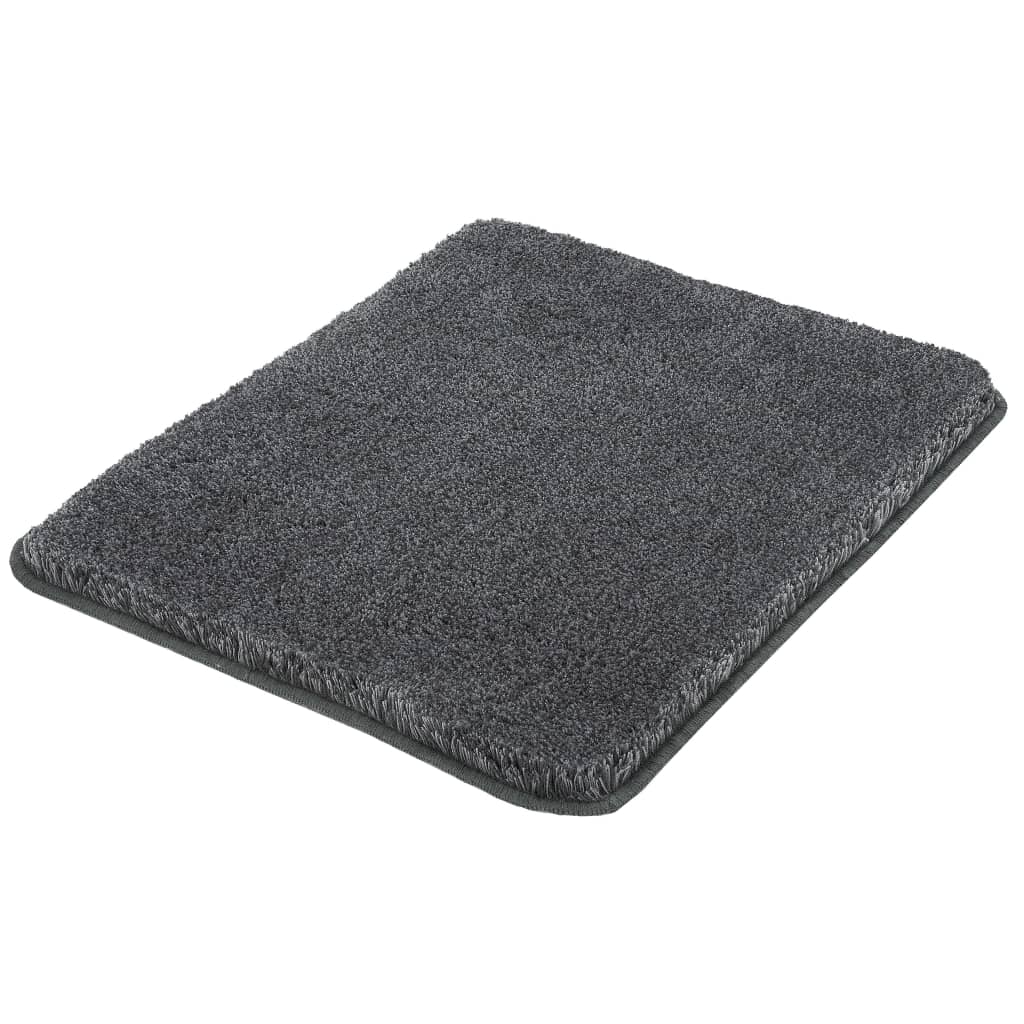 Kleine Wolke Alfombra para baño Relax gris antracita 55x65 cm