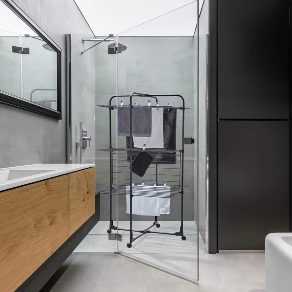 Leifheit Vertical clothesline Classic Tower 270 black - Vetonek