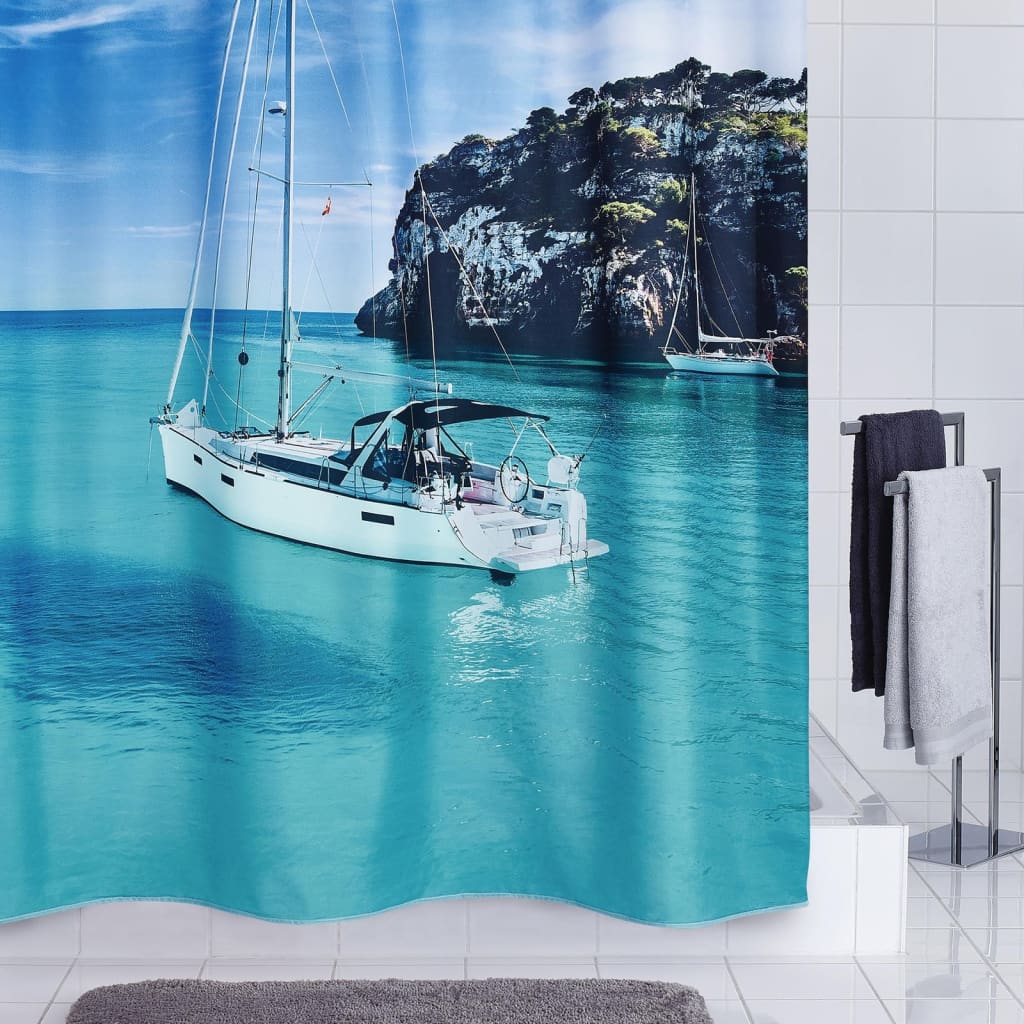 Cortina de dutxa de Sailbaat Ridder 180x200 cm