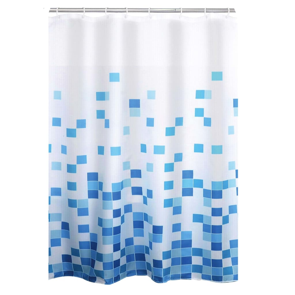 RIDDER Cortina de ducha Cubes textil