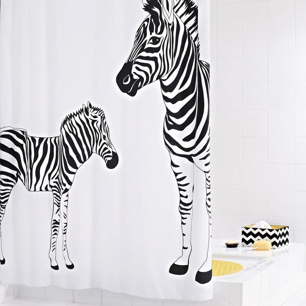 RIDDER Cortina de ducha Zebra 180x200 cm 