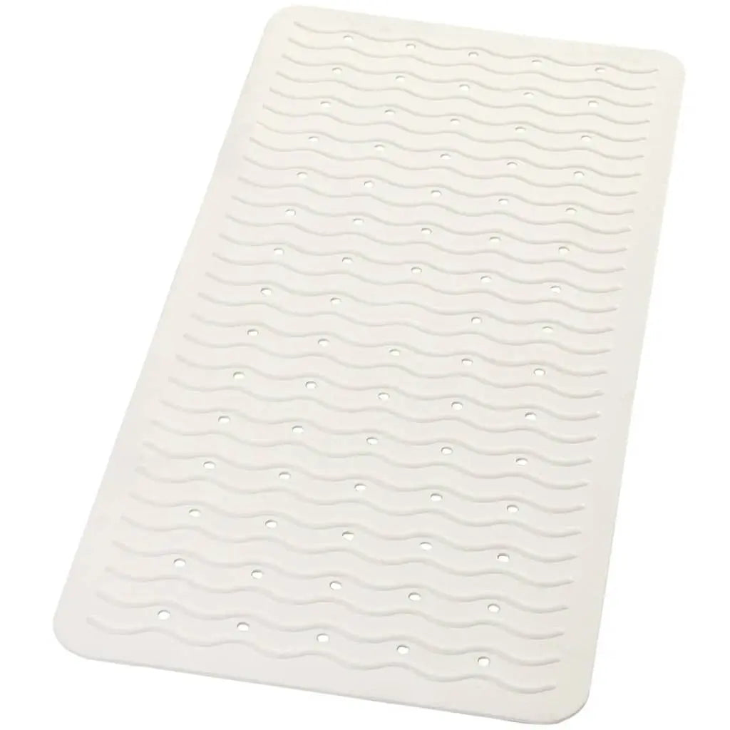 RIDDER Alfombrilla de baño antideslizante Playa 80x38 cm blanco 68301