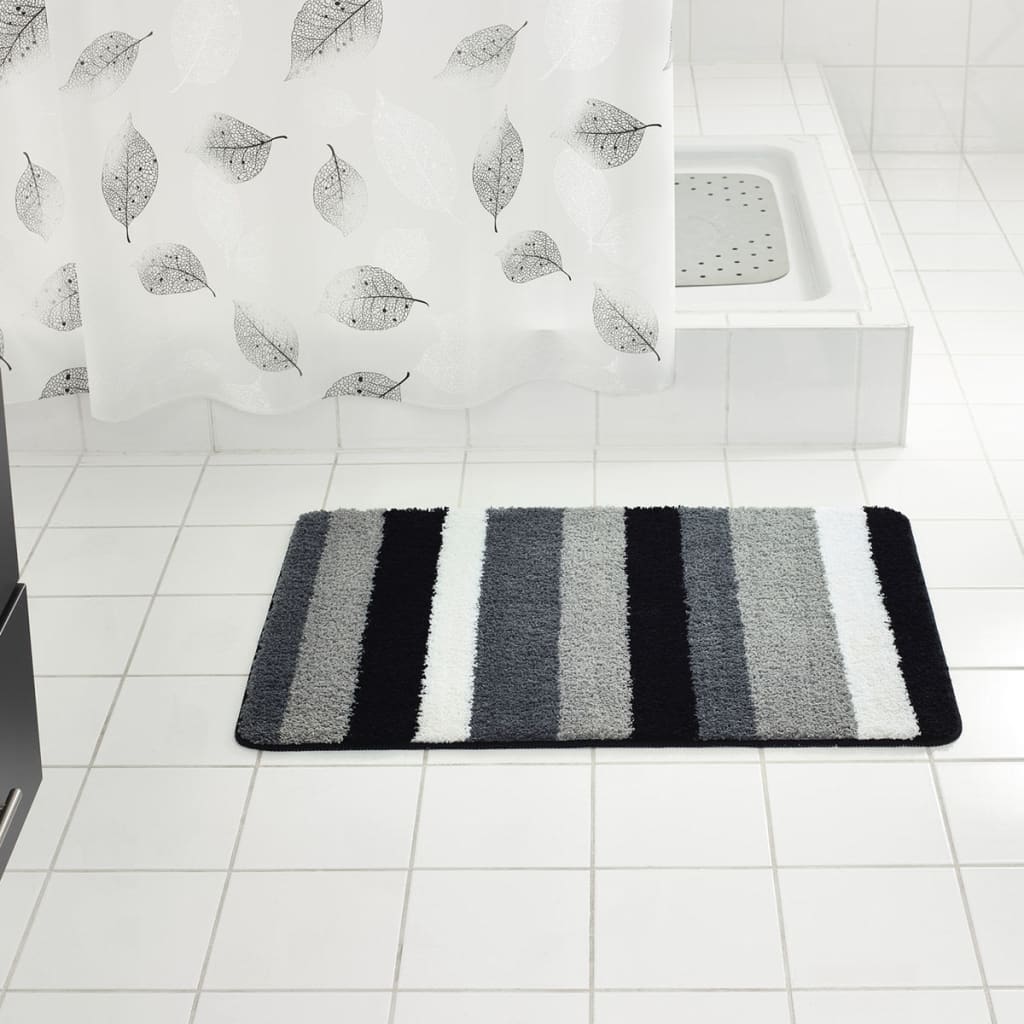 RIDDER Alfombrilla de baño Carl 60x90 cm gris 7102307