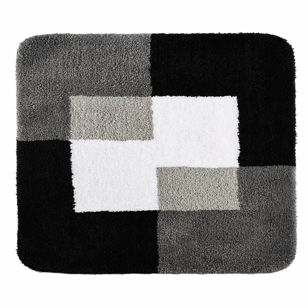 RIDDER Alfombrilla de baño Coins 55x50 cm gris 7103807