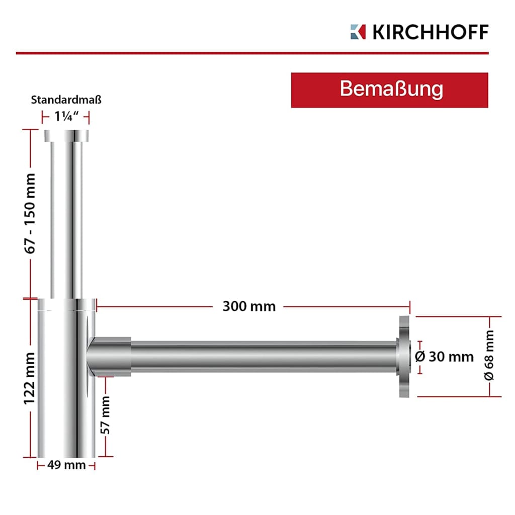 Schütte siphon de Chrome Design