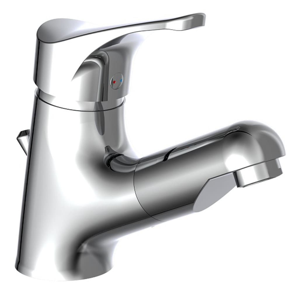 Schütte tap lavabo mixer with chrome removable shower