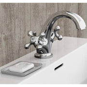 Grifo mezclador de lavabo 2 mandos elk cromado v5100 - Vetonek